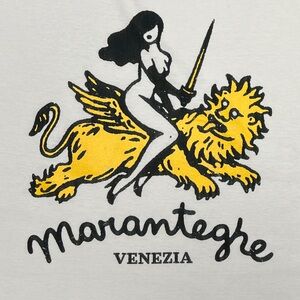 Maranteghe VENEZIA Vintage Store T-Shirt - From Venice Italy - Riding Lion Logo